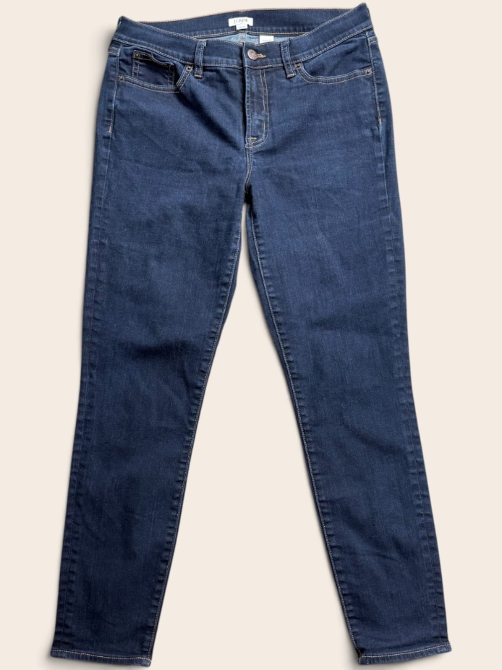 J. Crew Skinny Jeans Womens 28/29 Dark Wash Indigo Stretch Denim quiet luxury